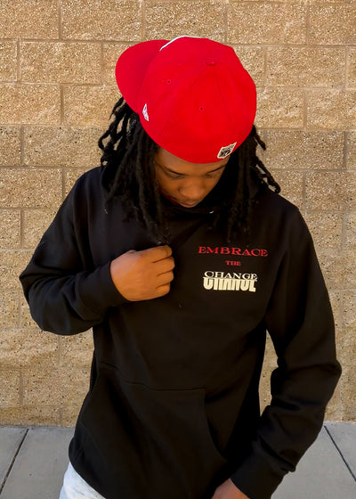 “Embrace the Change” – Speak Life Hoodie (Black Pullover)
