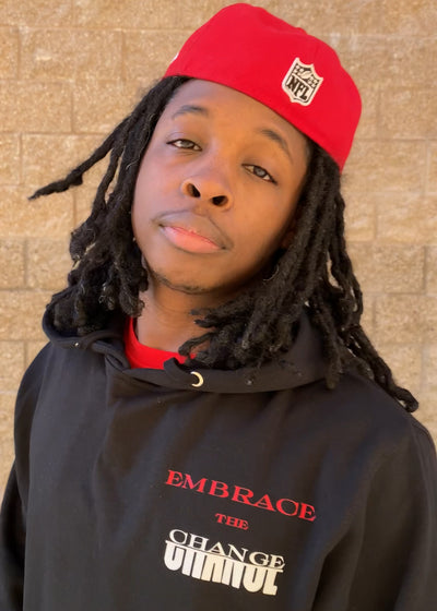 “Embrace the Change” – Speak Life Hoodie (Black Pullover)